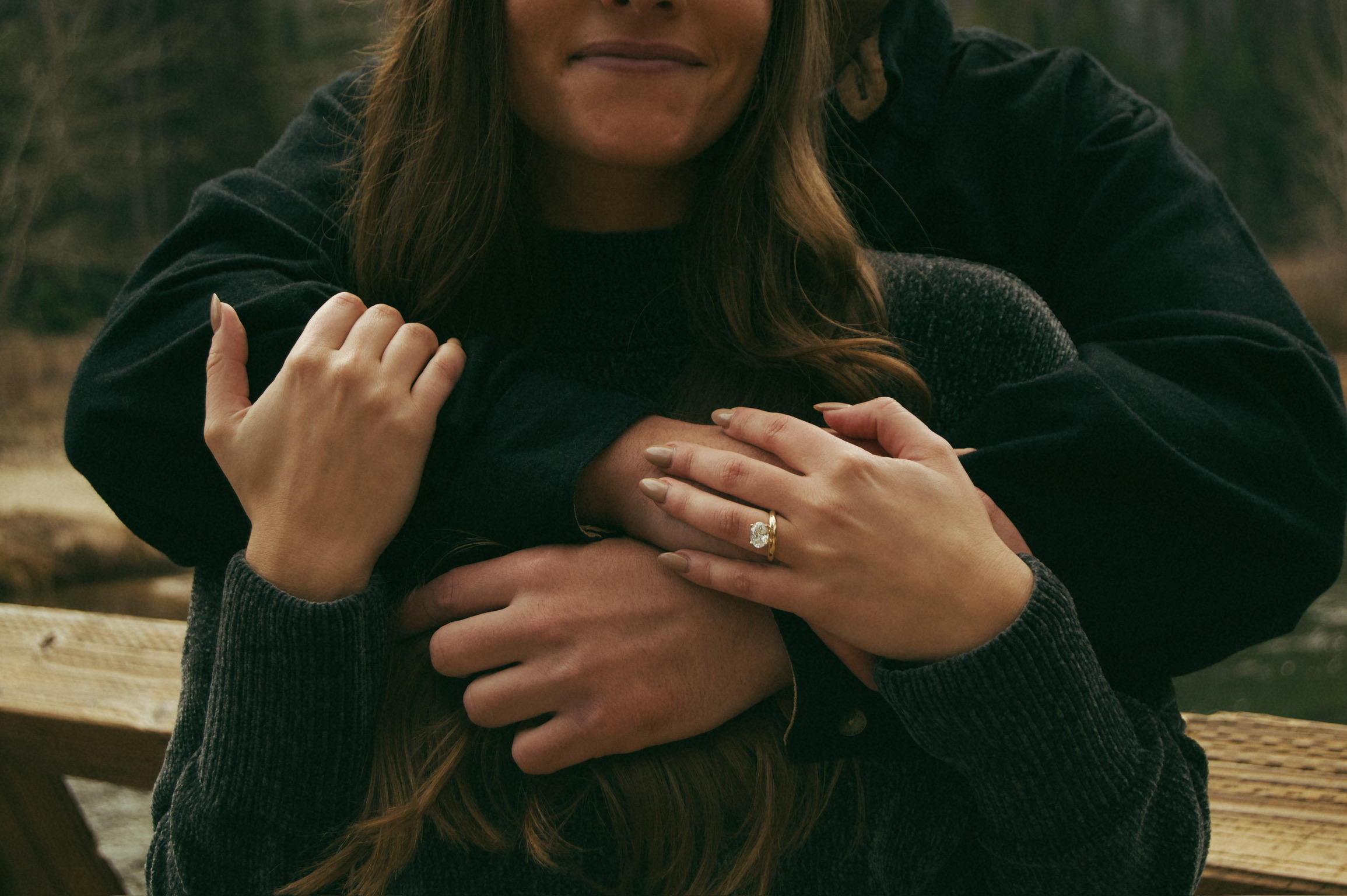 Family photography in golden hour light